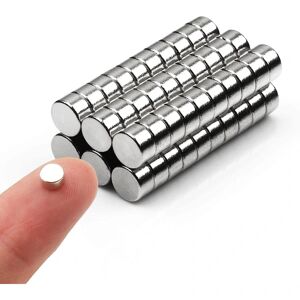 60 stk Små Magneter Runde Køleskabsmagneter Lille Cylinder