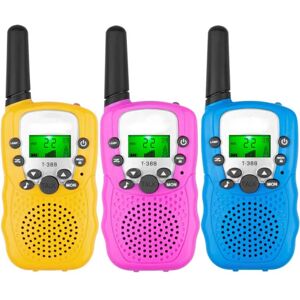 Kids Walkie Talkie 3 Pack, Legetøj 3-12 år Drenge Piger Fødselsdag G