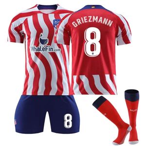 CNMR 22-23 Atletico adrid Hjemmedragt Antoine Griezmann fodboldtrøje Y M