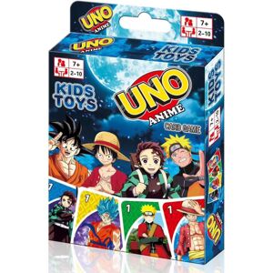 No brand UNO-kortspil, 108 stykker One Piece-kortspil Anime-kortspil Teenage-kortspil Ideelt underholdningsspil for 2-10 spillere i alderen 7+