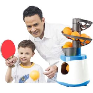 FLOWER LOST Mini Bordtennis Pitching Machine Trainer Voksen Kid Sport Spil Robot Service Gave