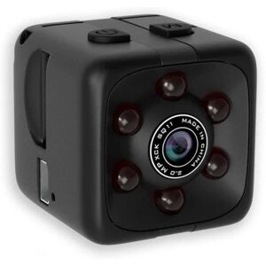 Komponenta Tech HD DV SQ11X PRO mini actionkamera med stativ og tøjklemme Black