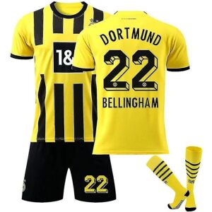 PIKACHU IC 2022-2023 Borussia Dortmund Jersey Barn Fotbollströja Herr Fotbollströja Kit V BELLINGHAM 22 28(150-160CM)