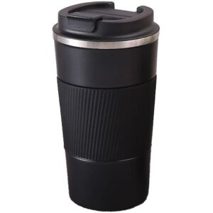 Galaxy Termos for varma drinker Isolerad kaffemugg Läcksäkert kaffe sort