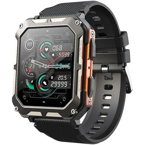 FMYSJ Njord Gear Indestructible Smartwatch, robust taktisk smartur med hjertefrekvens (FMY) ORANGE