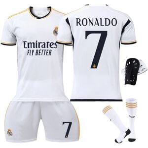 Unbranded Real Madrid trykt fodboldtrøje C Ronaldo nr. 7 XS（height 155-165cm, weight 45-50KG）