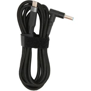 JORINDO Laptop Ladekabel USBC han til DC 4,5x3,0 mm han strømforsyningsledning til HP Laptop (1 meter)