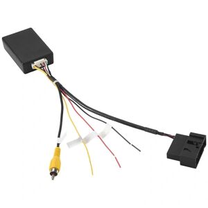 RGB til (RCA) AV CVBS signalkonverter dekoderboksadapter til fabriks bakkamera Golf 6 CC