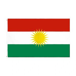 90x150cm Kurdisk Kurdistan hængende og baner trykt hjemmeflag til dekoration