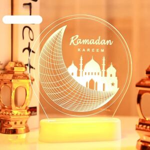 ramadan led dekoration mubarak kareem eid mubarak varmt lys a