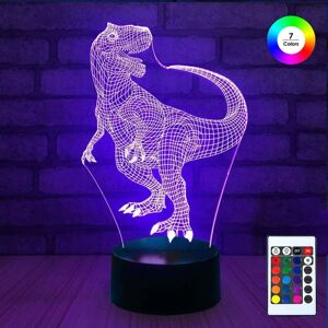 3D Night Light Stand, optisk illusion visualisering LED Night L