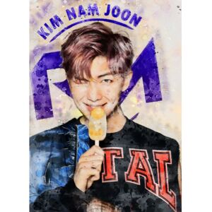 K-Pop A3 Print - K Pop - RM Multicolor