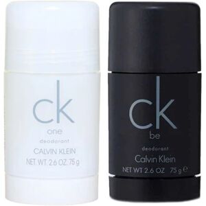 2-pack Calvin Klein CK One + CK Be Deostick 75ml Black