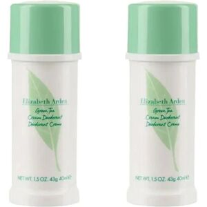 2-pack Elizabeth Arden Green Tea Cream Deodorant 40ml Transparent