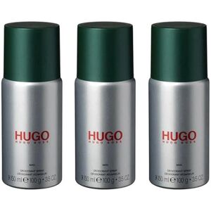 3-pack Hugo Boss Hugo Man Deo Spray 150ml Transparent