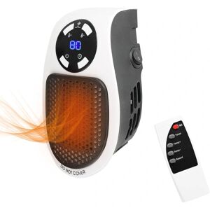 PTC Plug-in Heater 500W, Mini Portable Fan Heater Keramisk He