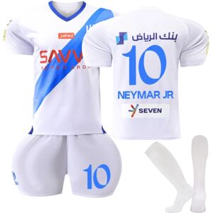 23-24 Al-Hilal Saudi FC Ude fodboldtrøje Børn nr. 10 Neymar 8-9years