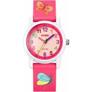 MTK Sport Vandtæt børneur Ur Quartz Watch - Sommerfugl Pink