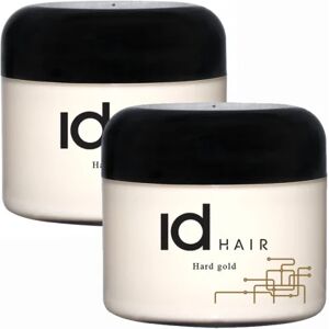 2-pack ID Hair Hard Gold Wax 100ml Bone white