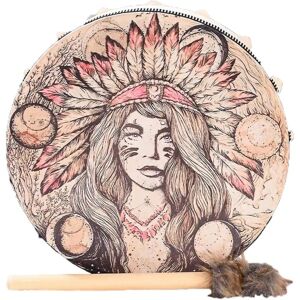 Gudinde Shaman Drum Tree Of Life Sibirisk Drum