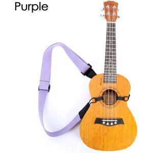 Ukulele Strap Guitar Tilbehør LILLA Purple