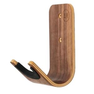 Guitar Skateboard Wall Hanger Unikt Design Bukket Træ Guitar Hanger Wall Mount Guitar Holder Acoust