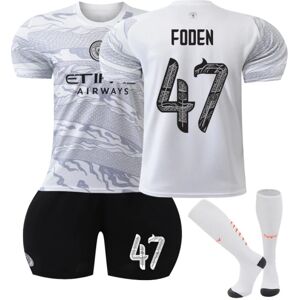 23-24 Manchester City Commemorative Edition Hjemme fodboldtrøje til børn nr. 47 Foden 28