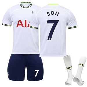 22-23 Ny Tottenham fodboldtrøje træningsdragt - Perfet SON 7 Kids 28(150-160CM)
