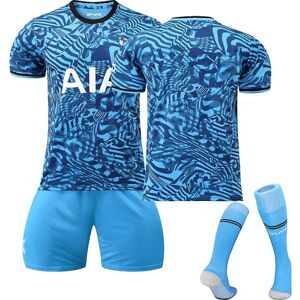 22-23 Ny Tottenham udebanetrøje Fodboldtrøje Unnumbered Kids 28(150-160CM)