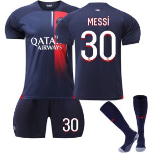 23-24 Paris Saint G ermain Fodboldtrøje til Kid nr. 30 Messi 22