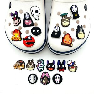 20 stk Anime Spirited Away Series Characters Sko Charms Til Crocs Clog Sandaler Dekoration Tilbehør Gaver