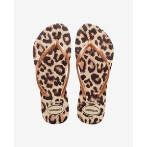 Havaianas Hawaiian flip flops Slim Animals Beige 37/38