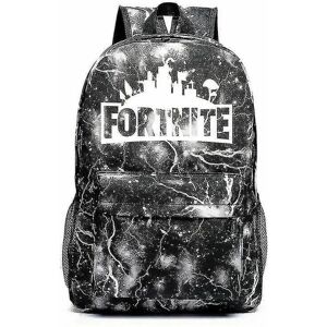 Galaxy Fortnite Ryggsäck Pojkar Flickor Barn Glow In Dark Skolväska