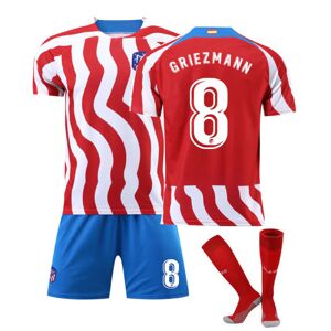22-23 Atletico De Madrid trøje Griezmann voksensæt / 24 (130-140cm)