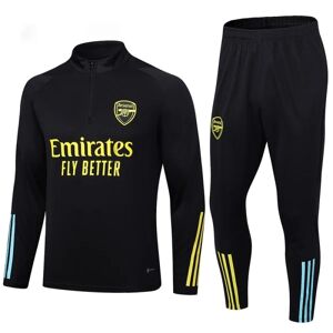 Galaxy 23-24 Arsenal Black Kids langærmet jakkesæt træning 16# 18#