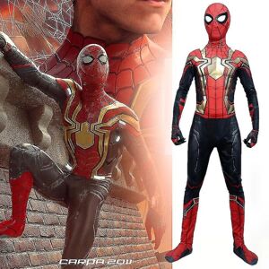 Spider-man: No Way Home Jumpsuit Zentai Bodysuit Børn Drenge Fancy Up Performance kostume 11-12 Years