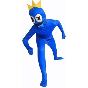 Rainbow Friends Kids Blue Monsters Cosplay Horror Game Kostumer - 160cm