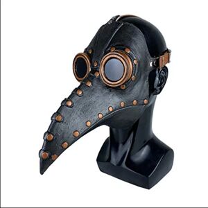 Halloween plage lang næb læge bold maske cosplay rekvisitter gave steampunk pest læge næb maske lang næse