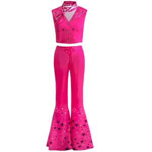 Jumpsuit Ken/baribie Cowboy Outfit Tørklæde Hat Mænd Halloween Kostume Barbie M