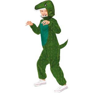 Amscan Dinosaurkostume 104 cm (3-4 år) med hoved one piece dino