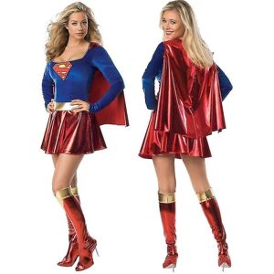 TFXHUA Voksen superhelte rollespil kostume helt halloween S superwoman