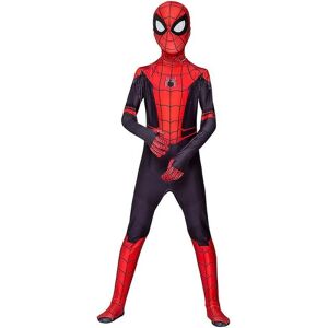 Cosplay Spider-man Spiderman-kostume Voksen-barne-outfit zy - Perfet Boy 6-7 Years