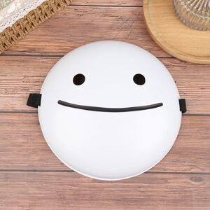 Jettbuying Cosplay Halloween Masker Drømme Masker Tegnefilm Anime Hvidt Smil White one size