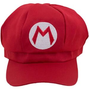 Super Mario Bros Hat Luigi Letter trykt Cosplay Newsboy-kasket Baseball-kasketter til voksne Waluigi Wario Odyssey-kasket Red