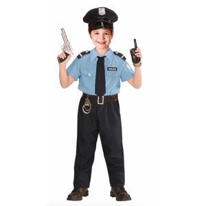 Politibetjent Børn - Maskerade kostume S