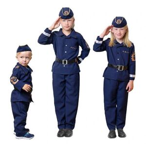 Svensk politi børne maskerade kostume M