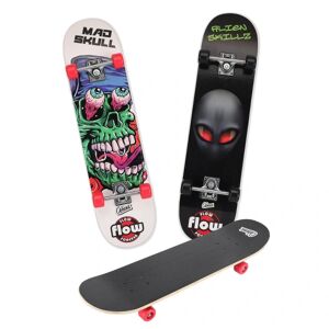 Skateboard til børn - 79 cm Black