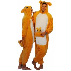 Winnie the Pooh Characters Unisex Onesie Fancy Dress Kostume Hættetrøjer Pyjamas en kænguru Kangaroo XL(180CM-190CM)