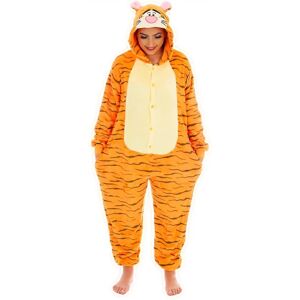 Winnie the Pooh Characters Unisex Onesie Fancy Dress Kostume Hættetrøjer Pyjamas en hoppende tiger Jumping tiger XL(180CM-190CM)