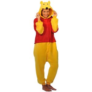 Winnie the Pooh Characters Unisex Onesie Fancy Dress Kostume Hættetrøjer Pyjamas en Winnie the poor Winnie the poor S(150CM-160CM)